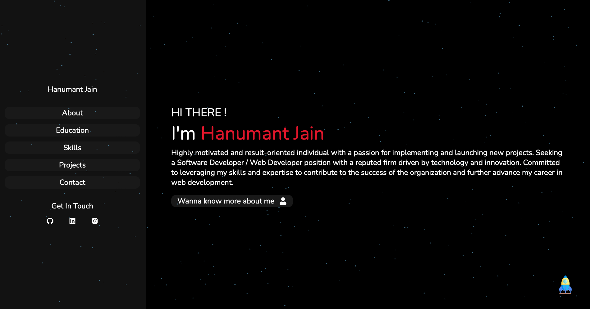 hanumant jain portfolio